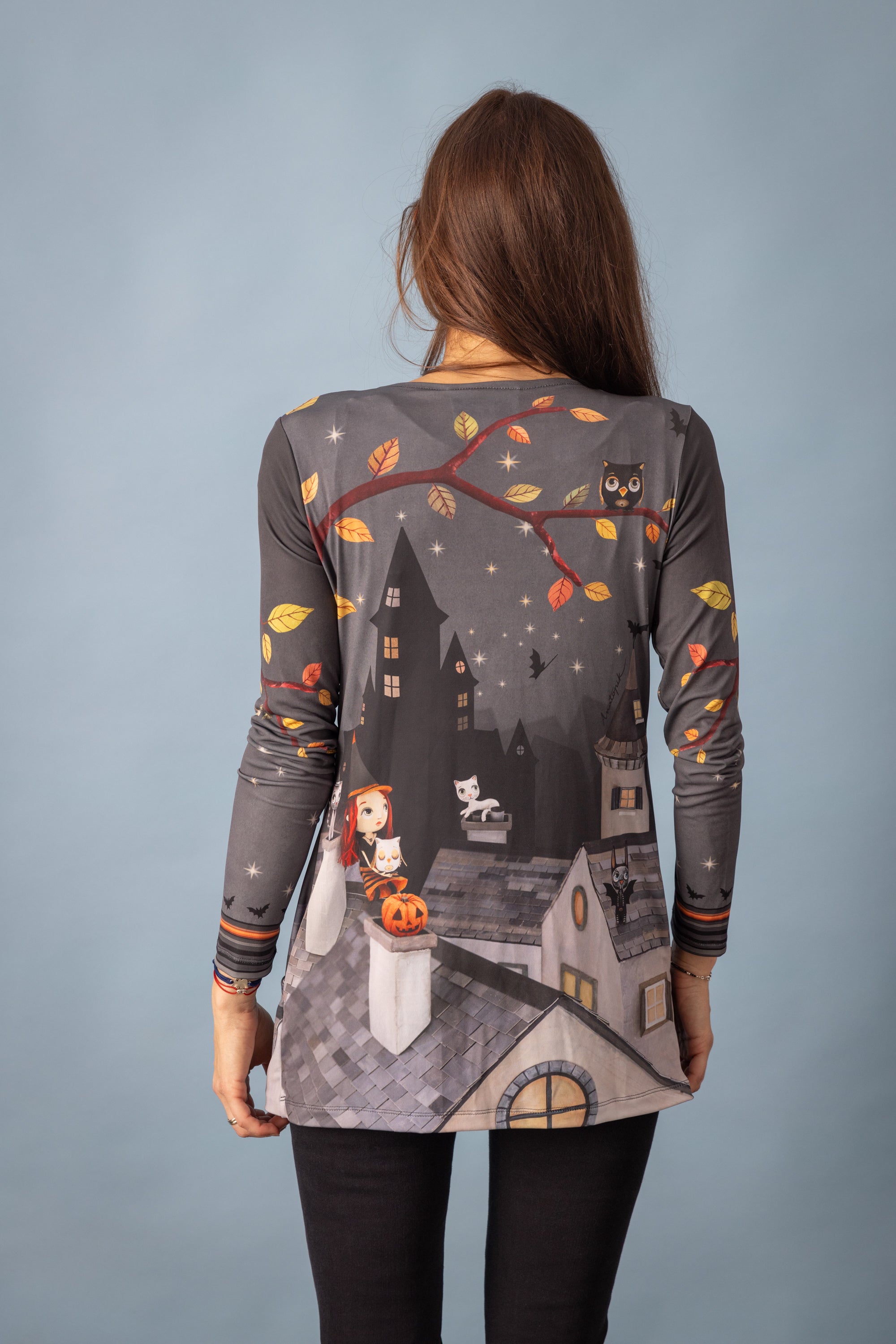 ALEXA MAGIK printed long cardigan 