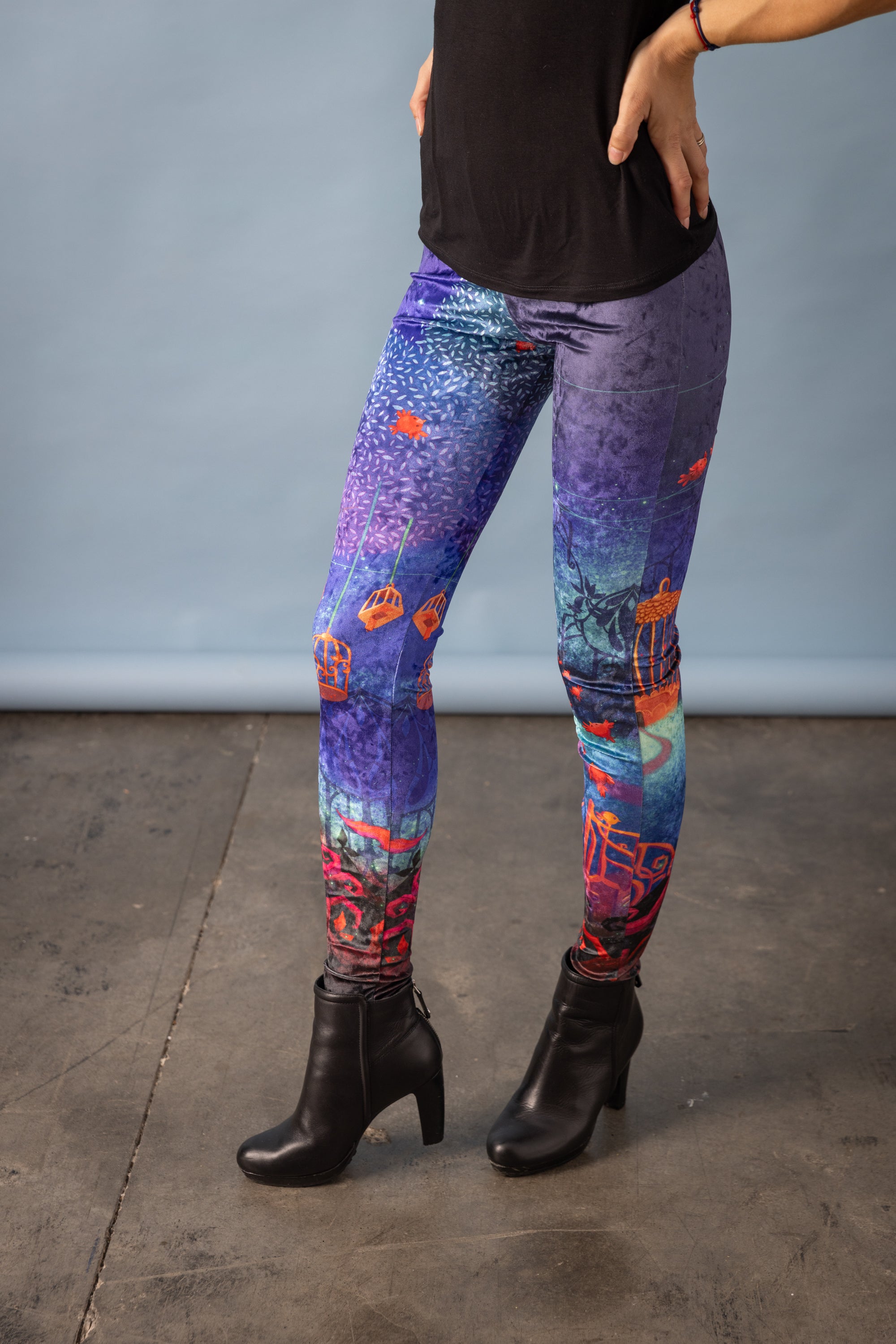 PRECOMMANDE Legging imprimée AVALONE CAGE A OISEAUX