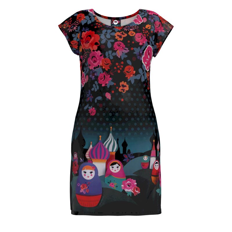VALERY GUINGUETTE T-shirt dress
