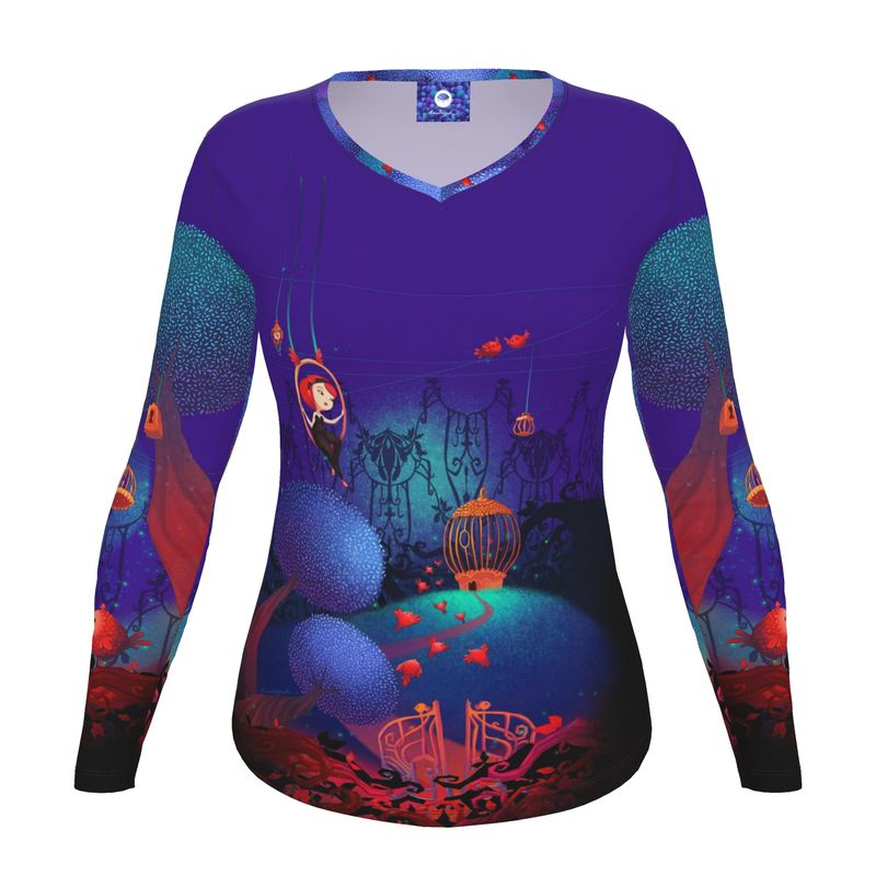 Tee-shirt imprimé ARTEMIS CAGE A OISEAUX
