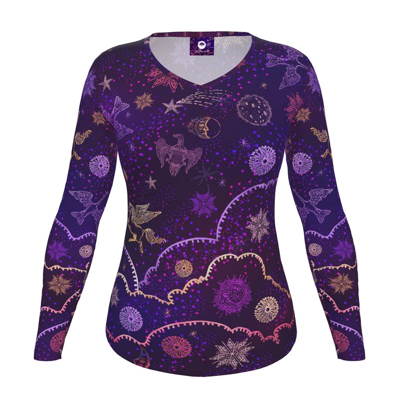 Tee-shirt imprimé ARTEMIS CELESTE