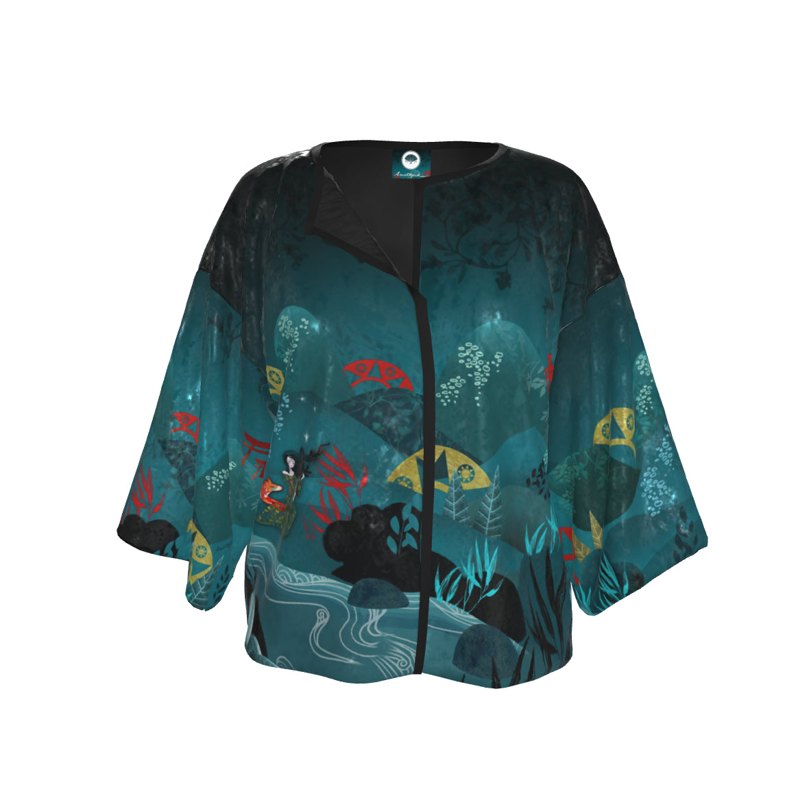 PRECOMMANDE Kimono imprimé velours KIMIKO KITSUNE
