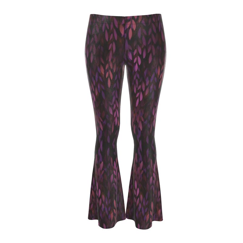 Legging imprimé velours BAYA INARI FEUILLAGES