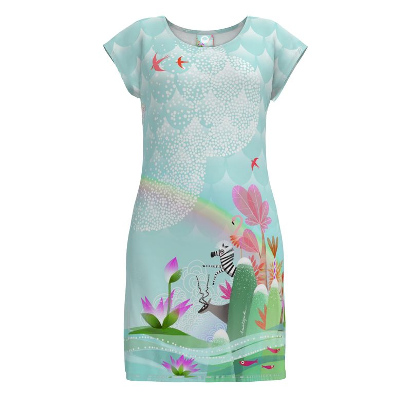 VALERY GUINGUETTE T-shirt dress
