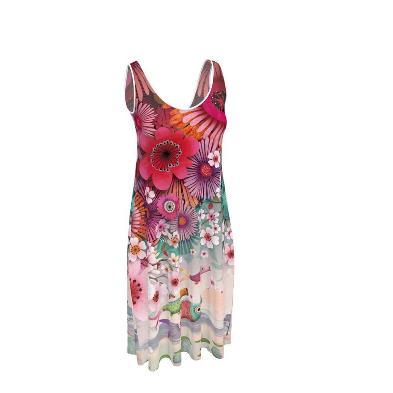 Précommande Robe bretelle imprimée BAGATELLE CARPE KOI
