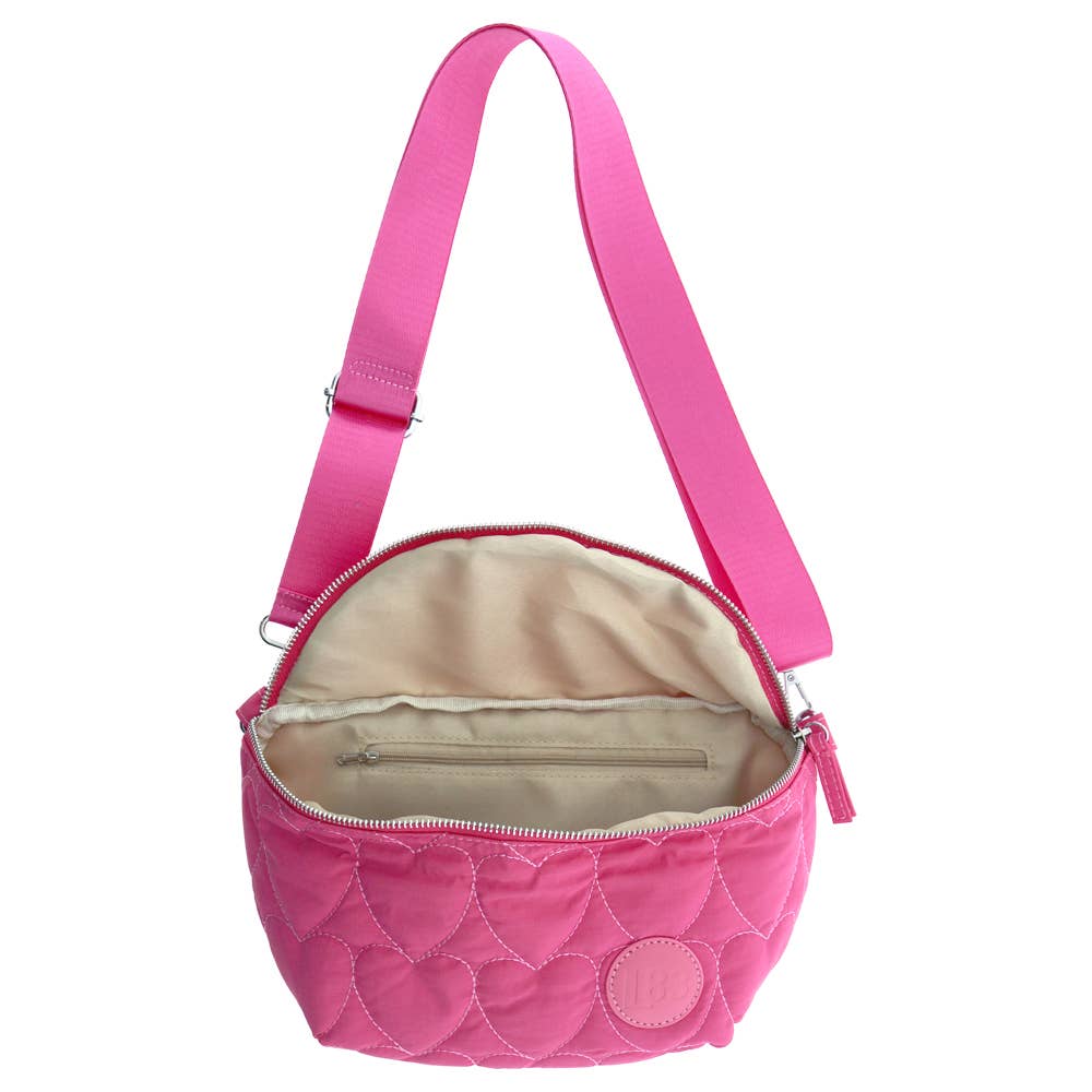Sac bandoulière Jill Coeur Rose