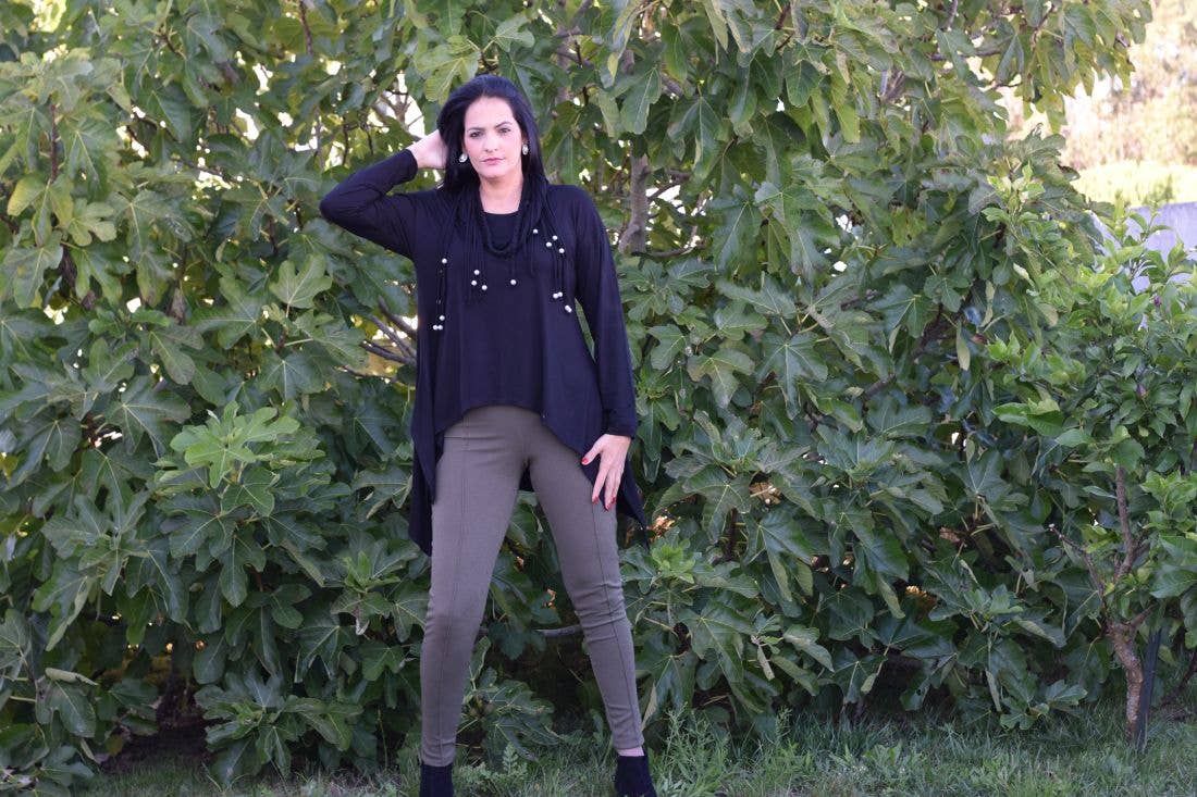 Tunique Leticia avec collier - L à 6TL/Tunique asymétrique