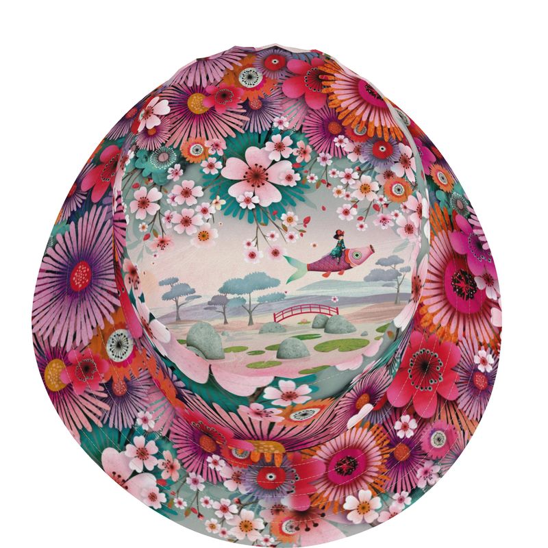Chapeau coton BOB CARPE KOI