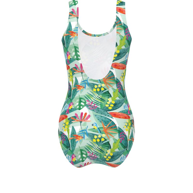 Précommande Maillot de bain une pièce ALIZEE PERROQUETS