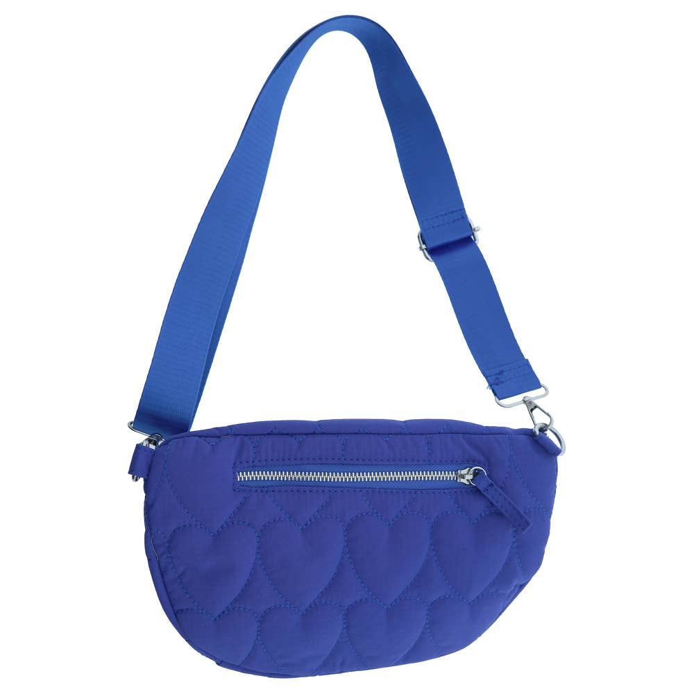 Sac bandoulière Jill Coeur Bleu