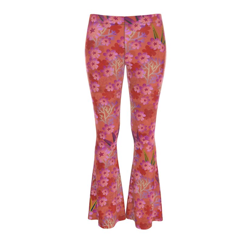 Legging imprimé velours BAYA MIZAKI KIRO FLEURS