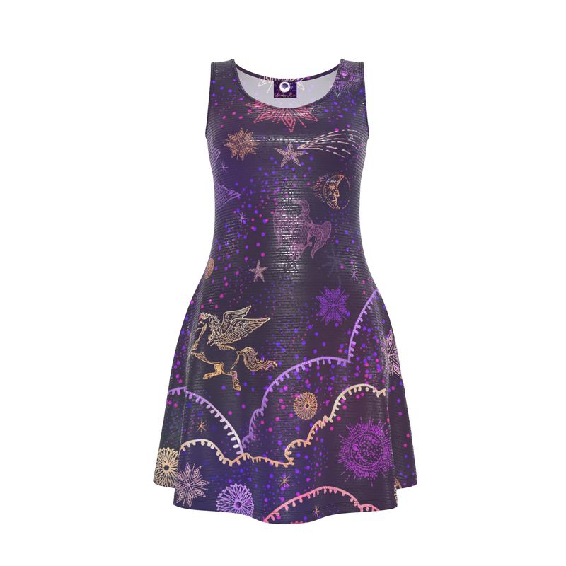 Robe patineuse velours ANYA CELESTE