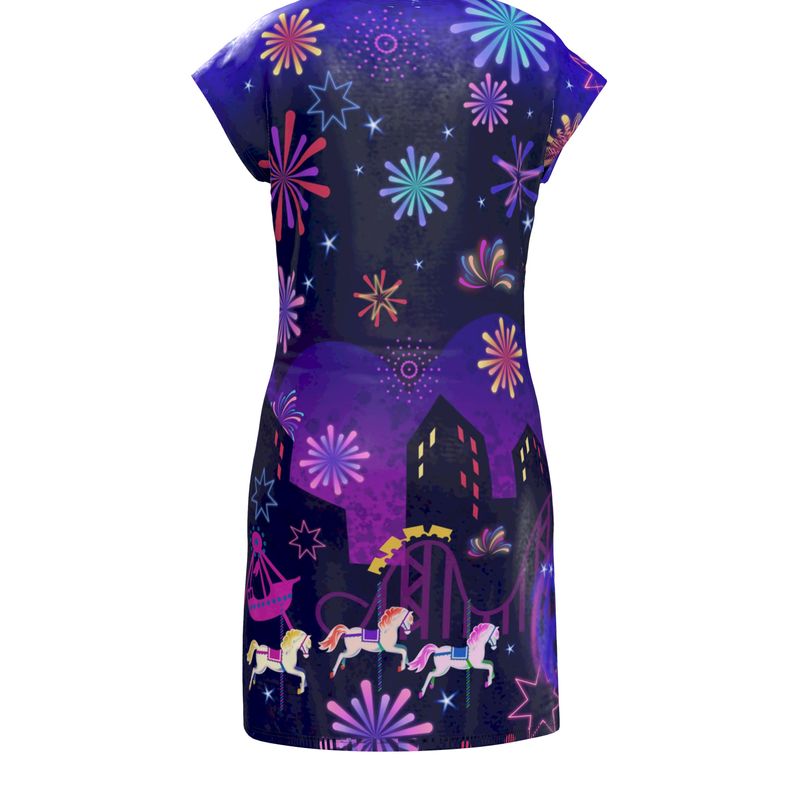 VALERY GUINGUETTE T-shirt dress