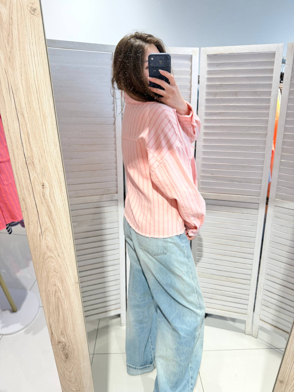 Veste rayée en coton RITA POUDRE&ROSE