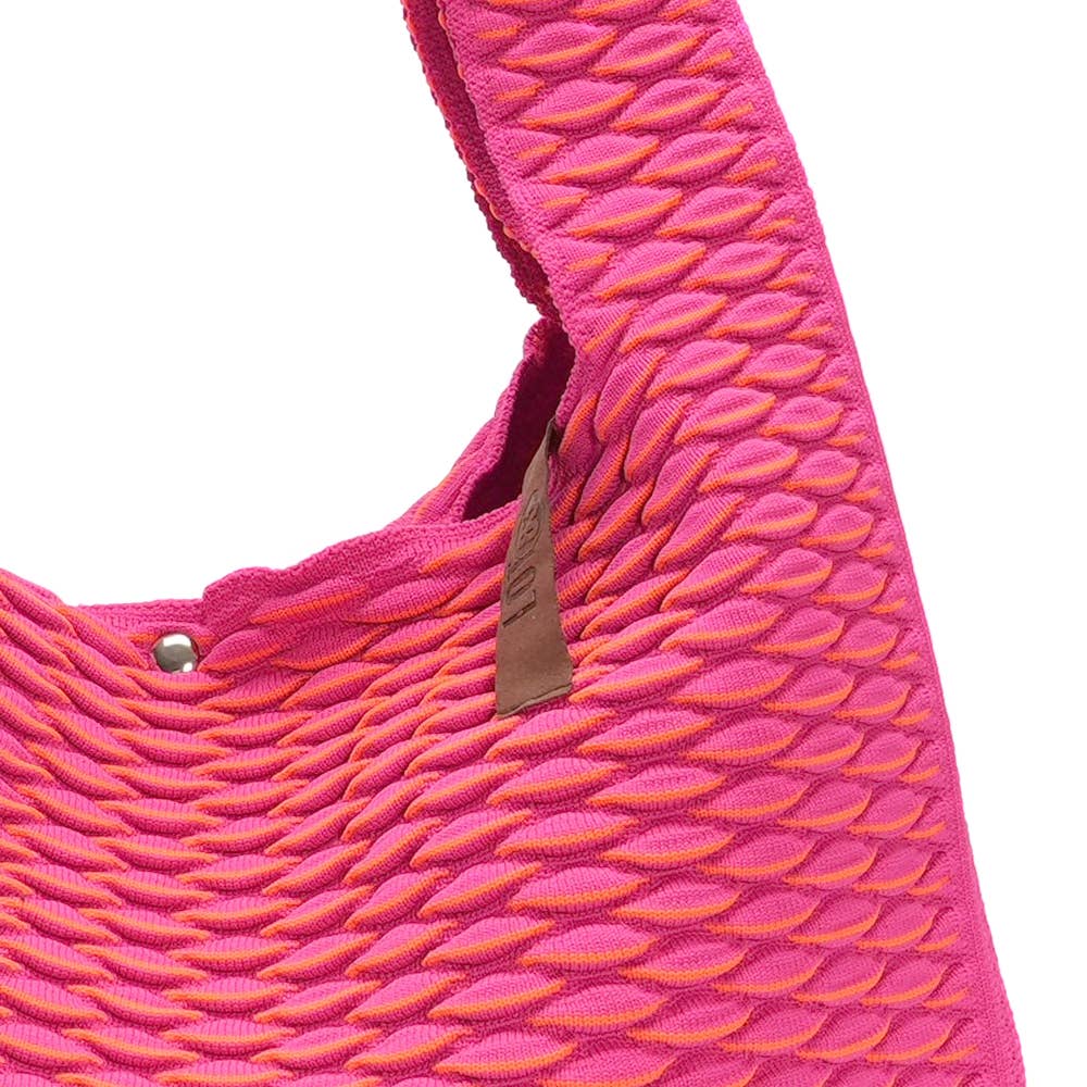 Sac shopping LOIS Vagues Fuchsia