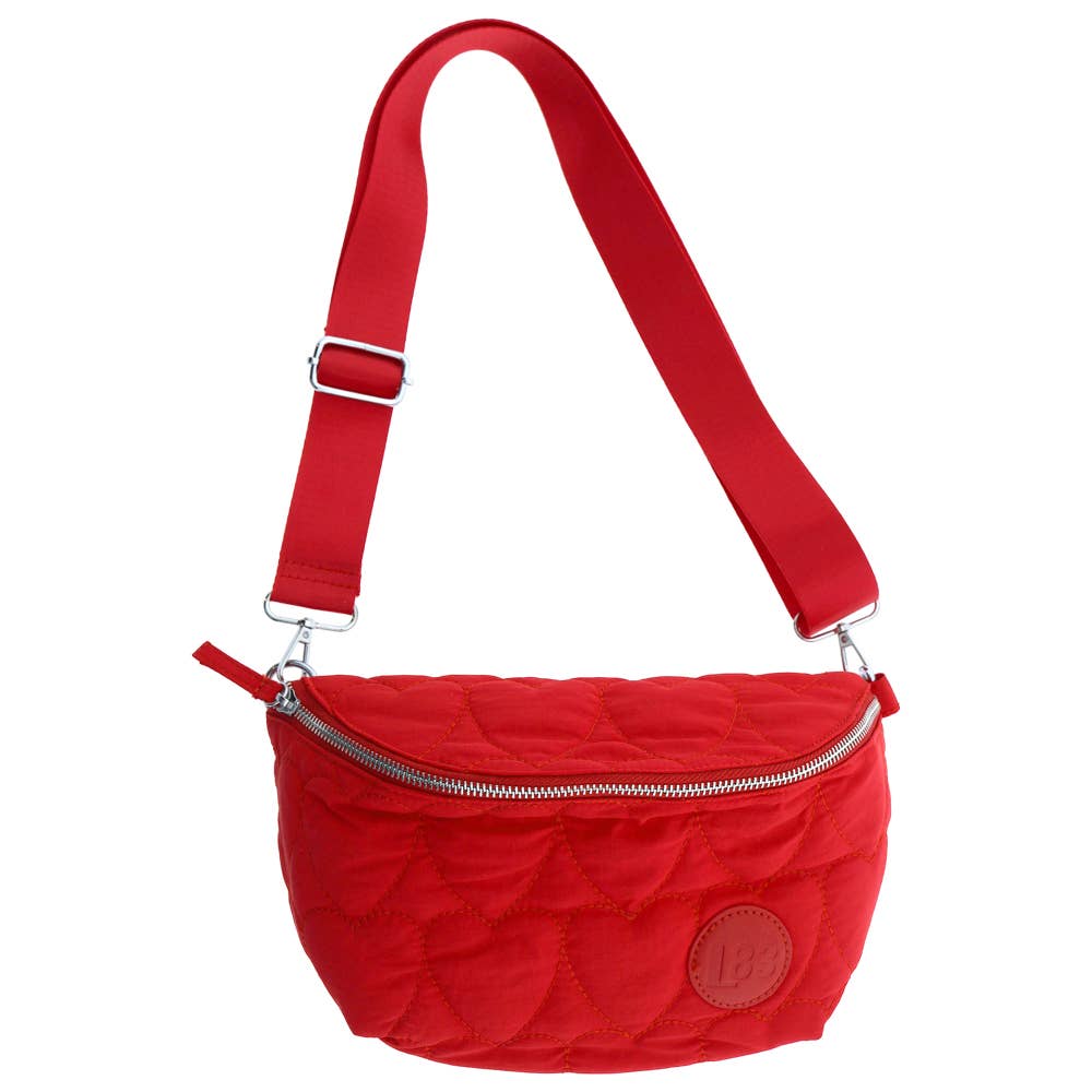 Sac bandoulière Jill Coeur Rouge
