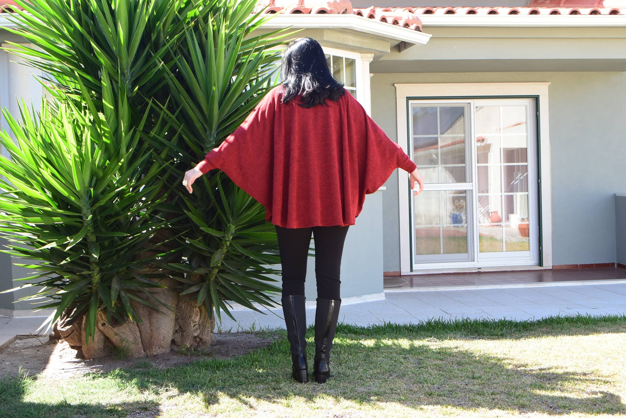 Poncho chaud grande taille Ruth/Tailles L à 7XL
