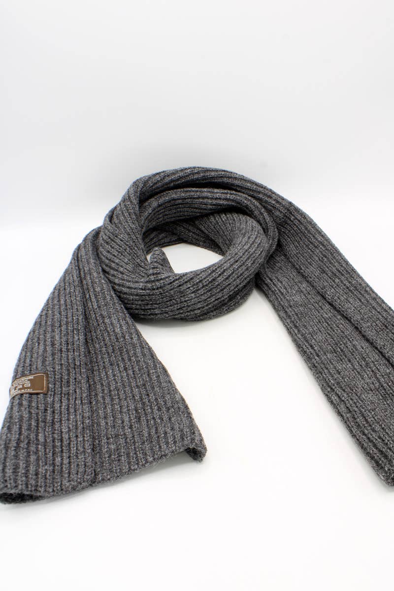 Écharpe à côtes