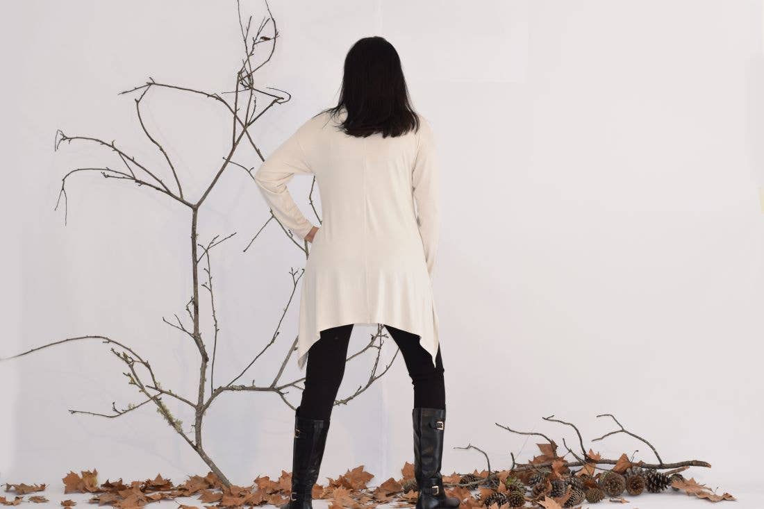 Tunique Leticia avec collier - L à 6TL/Tunique asymétrique