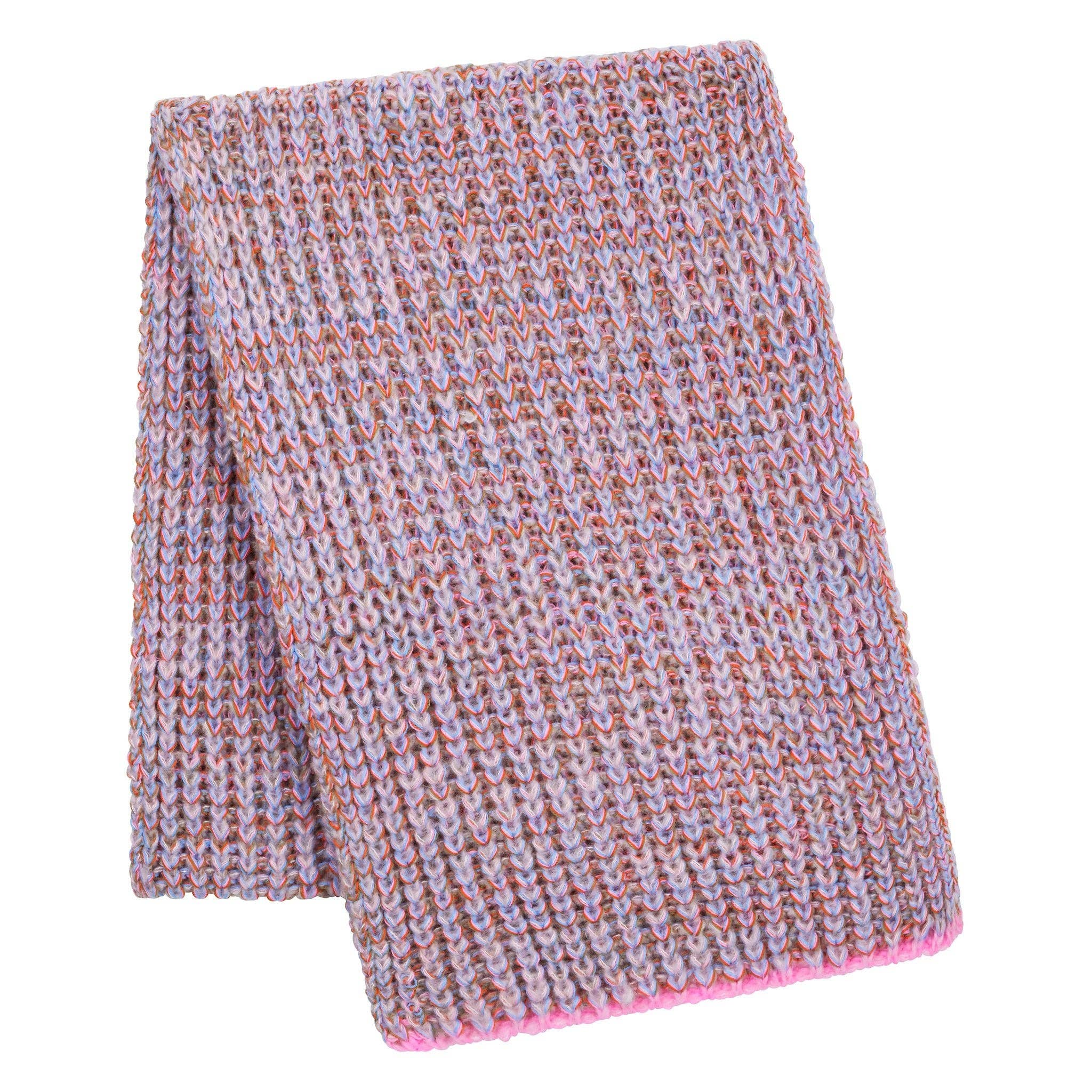 Écharpe en tricot Florence Twist - Rose