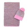 Bonnet Lolly Hat Twist Bobble rose | Bonnet tricoté | Chapeaux