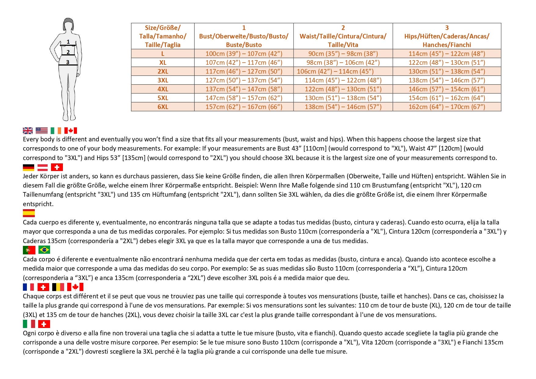 Tunique Rebecca - L à 6XL/Tunique longue/Col roulé