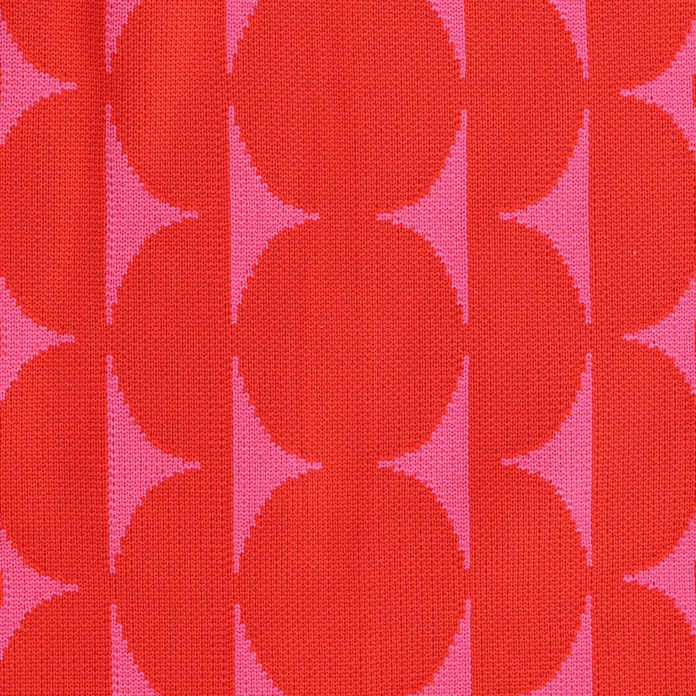 Sac shopping Loïs pois Rouge & Fuchsia