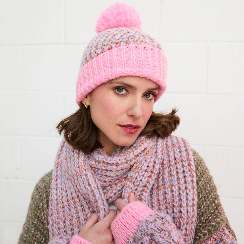 Bonnet Lolly Twist Bobble rose