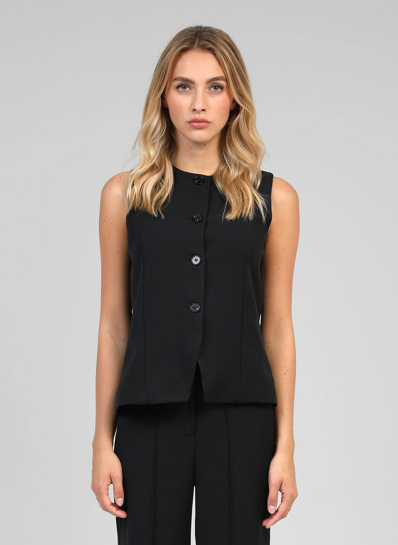 GILET DE COSTUME ZOLA noir