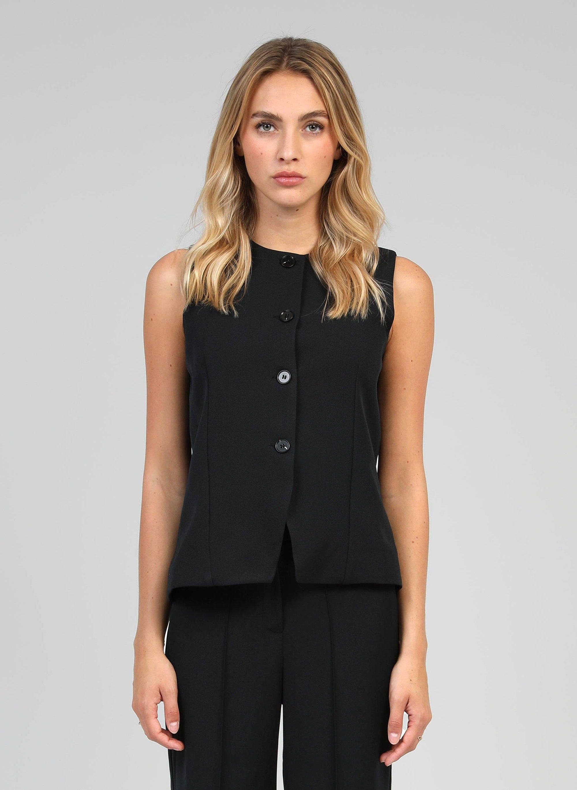 GILET DE COSTUME ZOLA noir