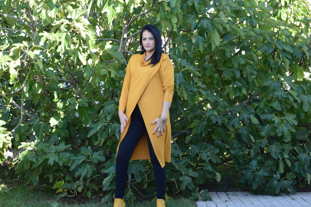 Tunique Rebecca - L à 6XL/Tunique longue/Col roulé
