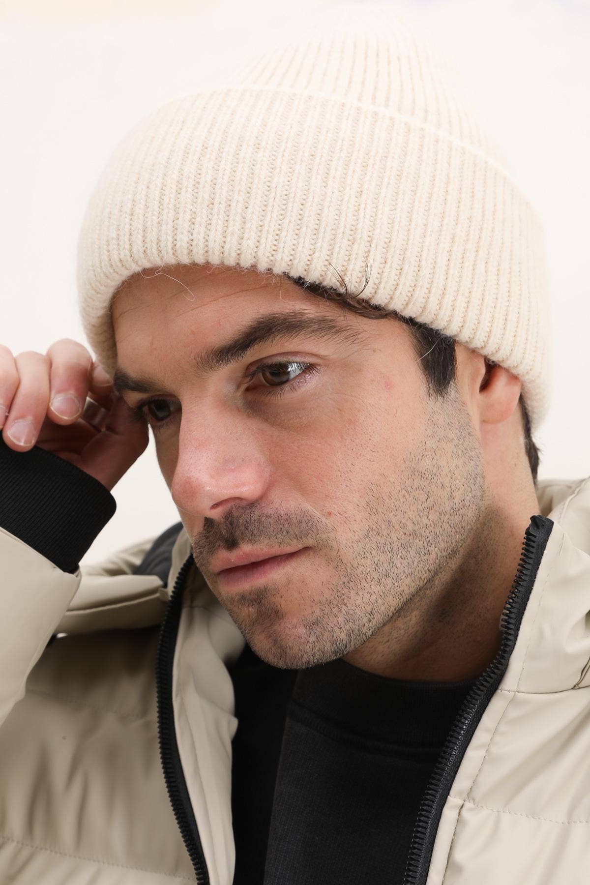 Bonnet Classique uni en Angora