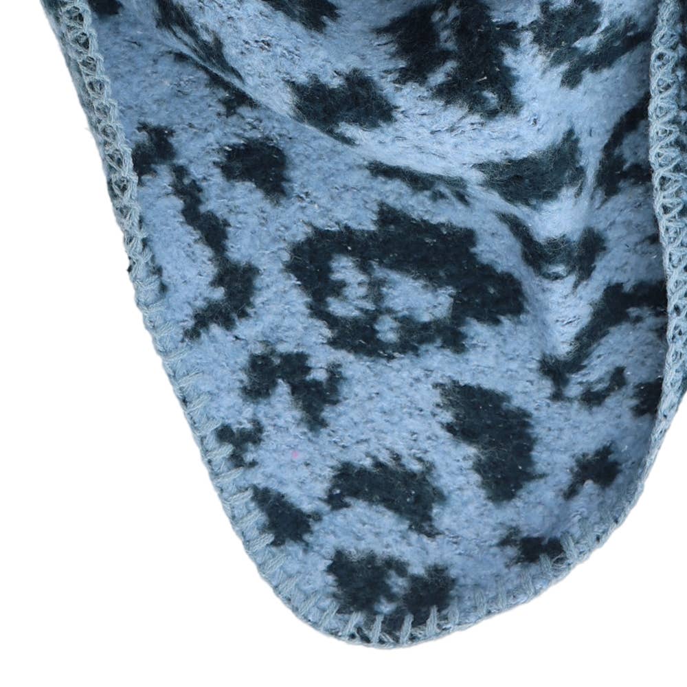 Écharpe Nina Leopard Blue