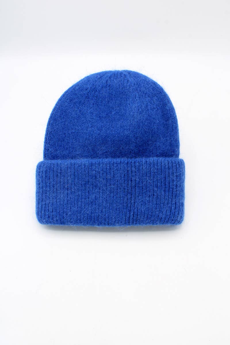 Bonnet Classique uni en Angora