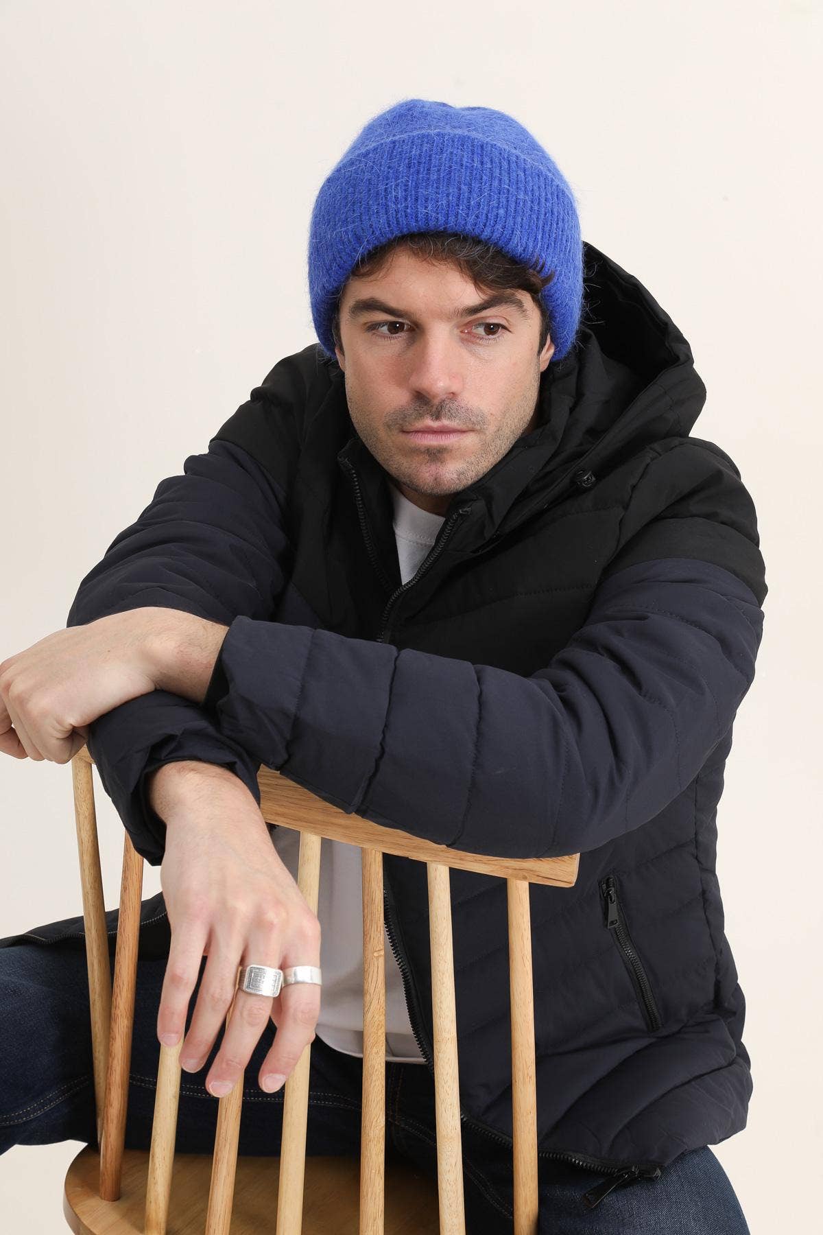 Bonnet Classique uni en Angora