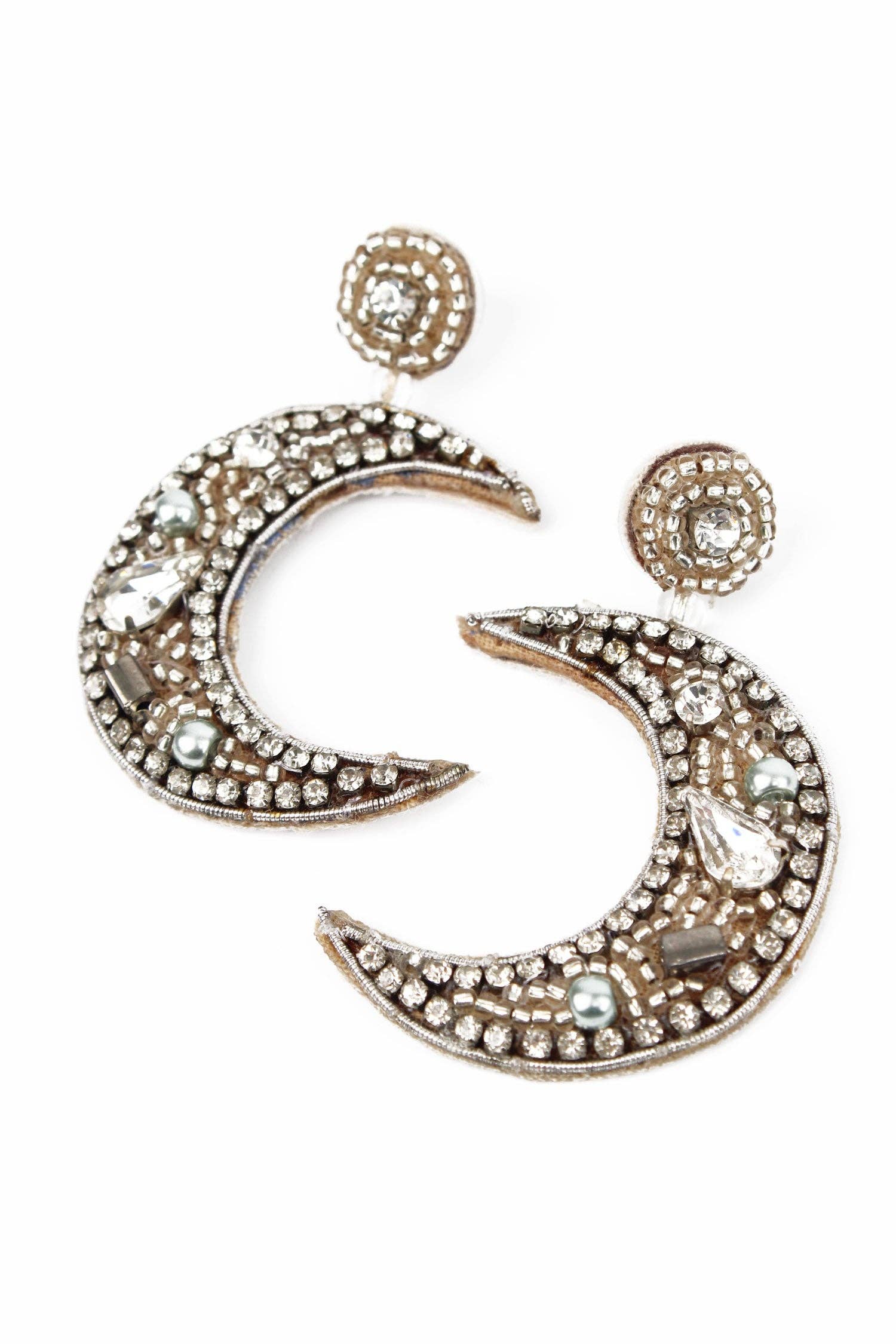 GOUTTES DE LUNE EN PERLES ARGENTÉES