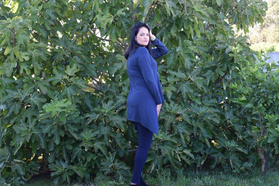 Tunique Leticia avec collier - L à 6TL/Tunique asymétrique