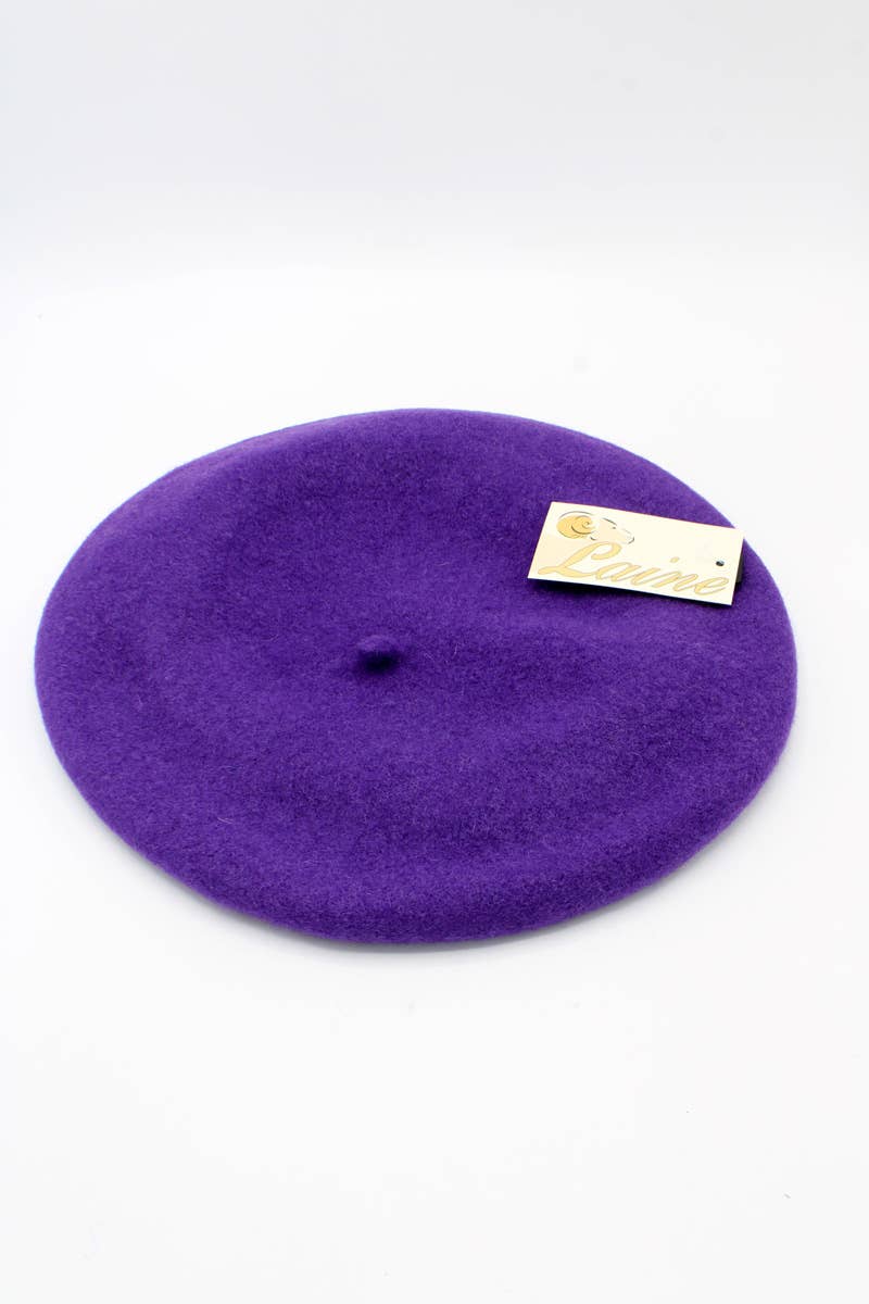 Béret classique en pure Laine