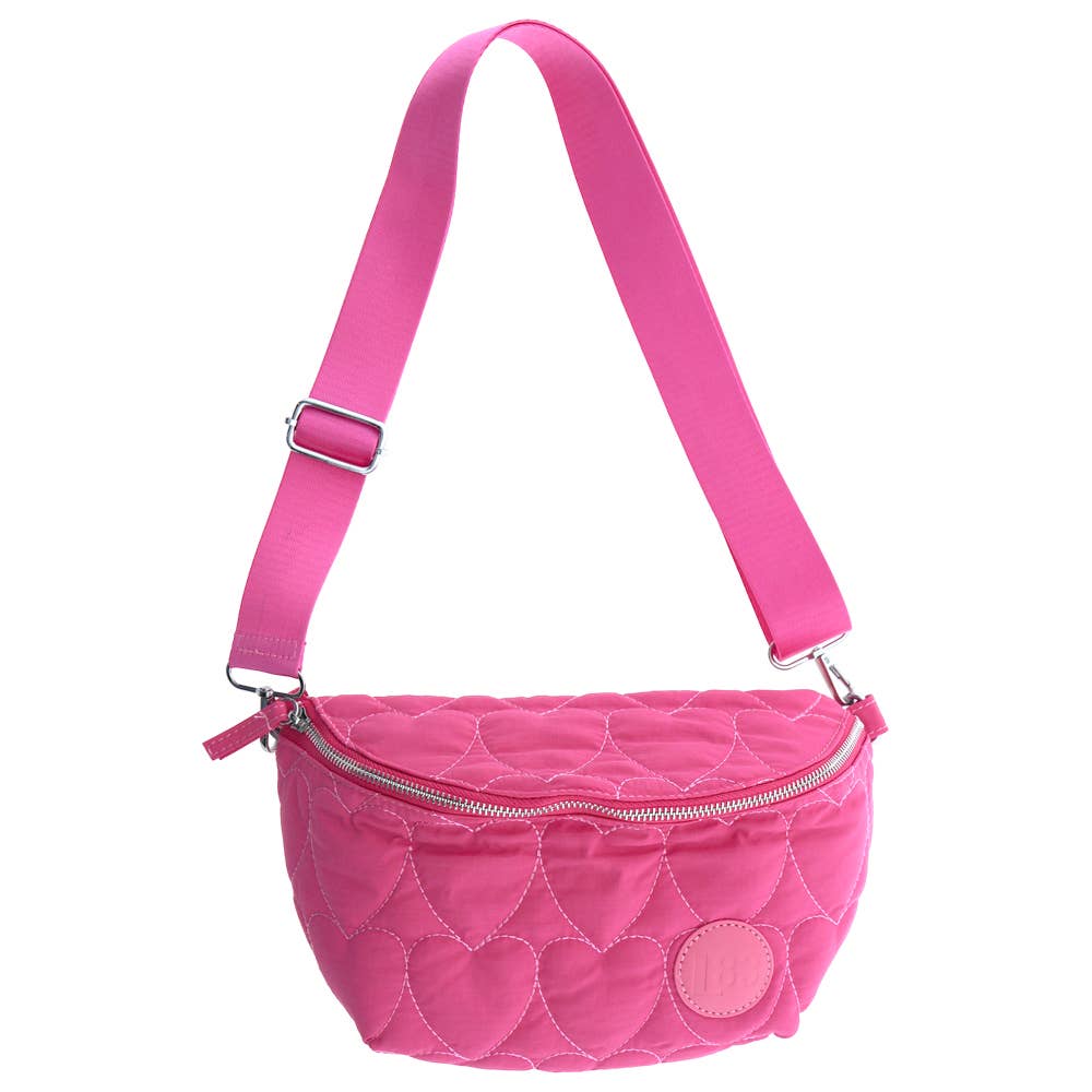 Sac bandoulière Jill Coeur Rose