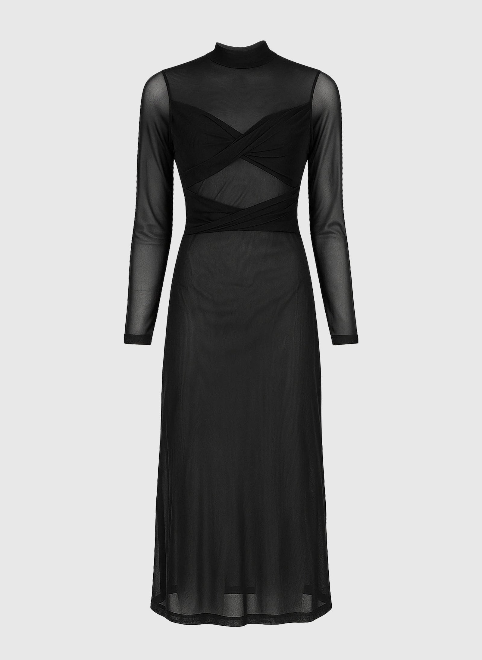 ROBE MIDI EBASILE noir