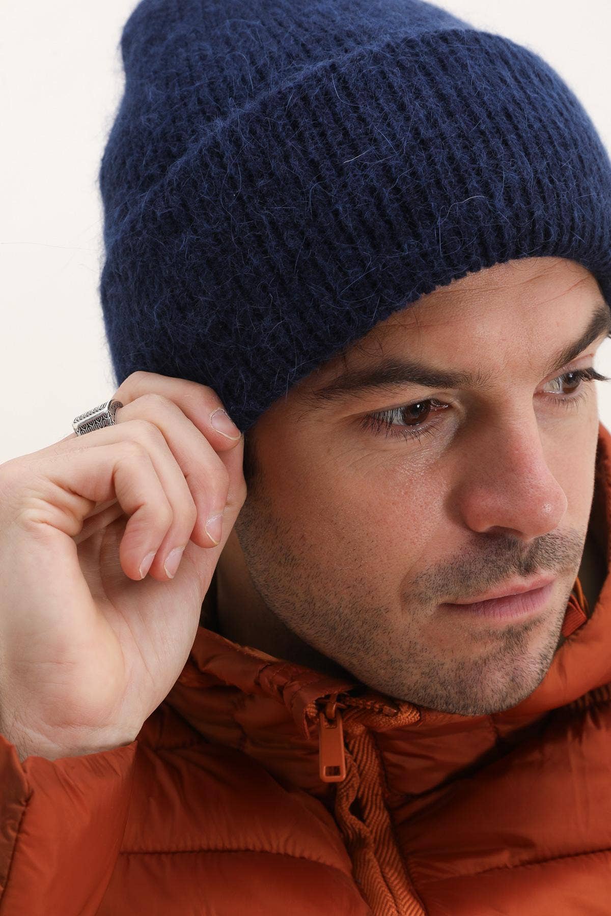 Bonnet Classique uni en Angora