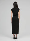 ROBE MIDI ELODIA noir