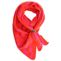 Écharpe Nina Zèbre Rose Rouge Rose