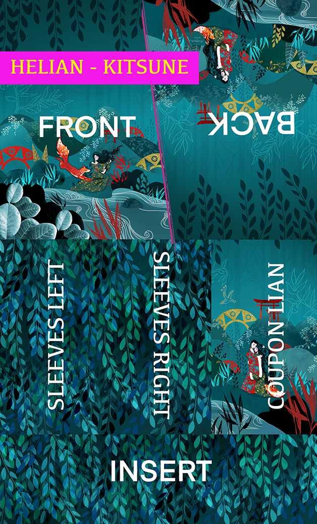 Tunique imprimée HÉLIAN KITSUNE