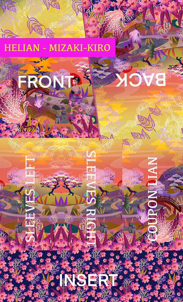 Tunique imprimée HÉLIAN MIZAKI KIRO