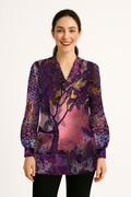 DELIO Natura Amber printed leggings 