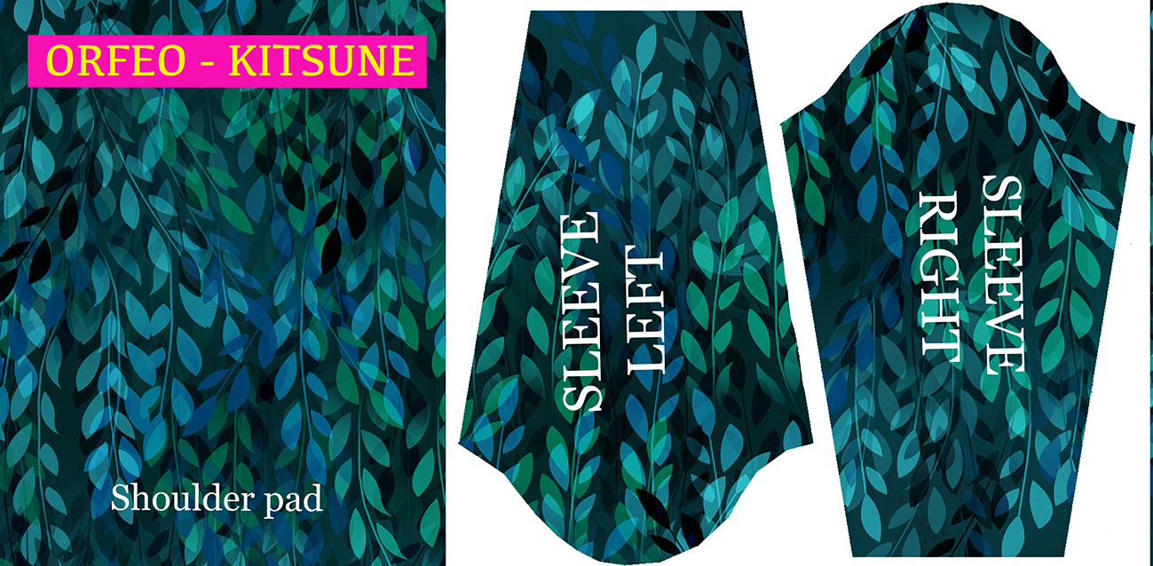 Robe trapèze imprimée ORFÉO KITSUNE