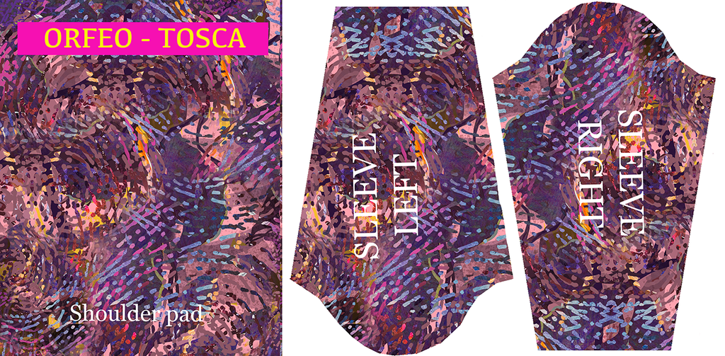 Robe trapèze imprimée ORFÉO TOSKA