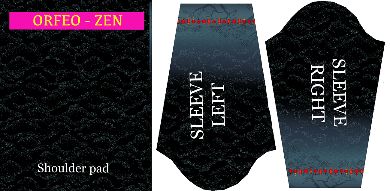 Robe trapèze imprimée ORFÉO ZEN