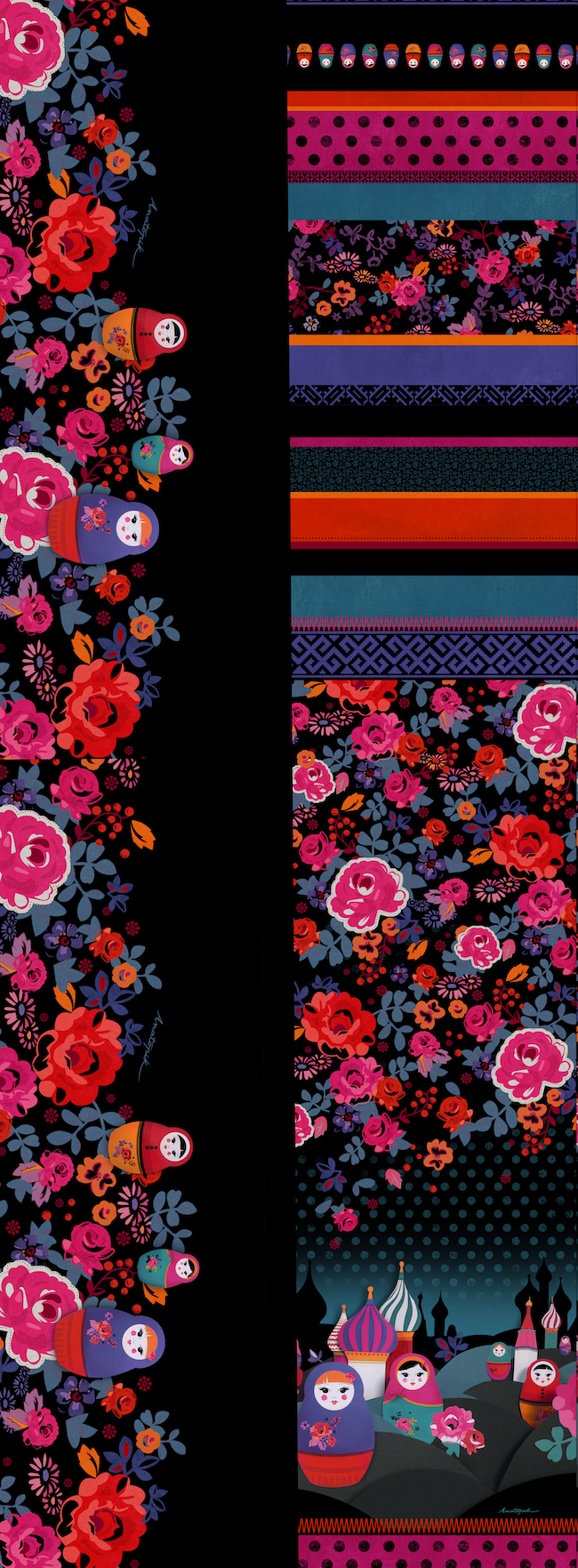 Echarpe TARA MATRIOCHKA